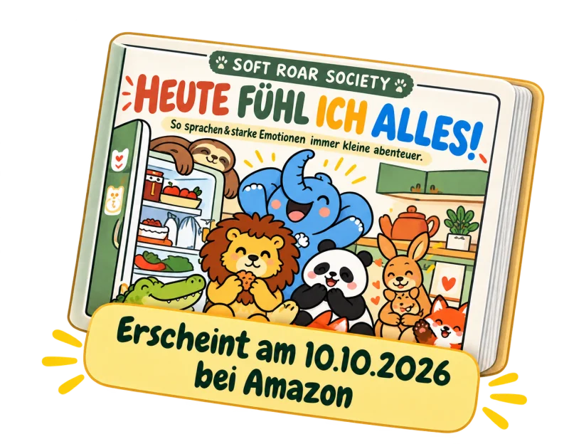 Heute fühl ich alles! Buchcover mit Störer: Erscheint am 10.10.2026 bei Amazon